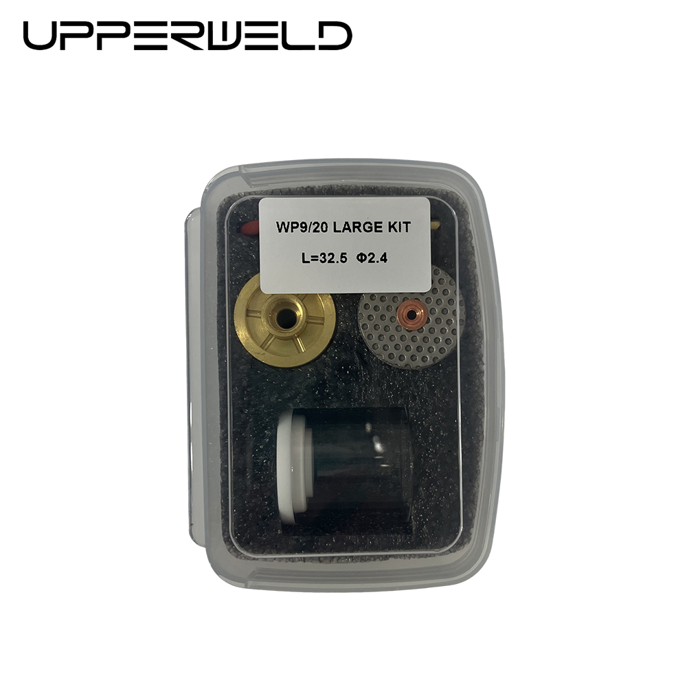 WP-9/20 TIG Welding Accessories Quartz Nozzle Kit Torch Spare Parts Large Glass Cups Kit