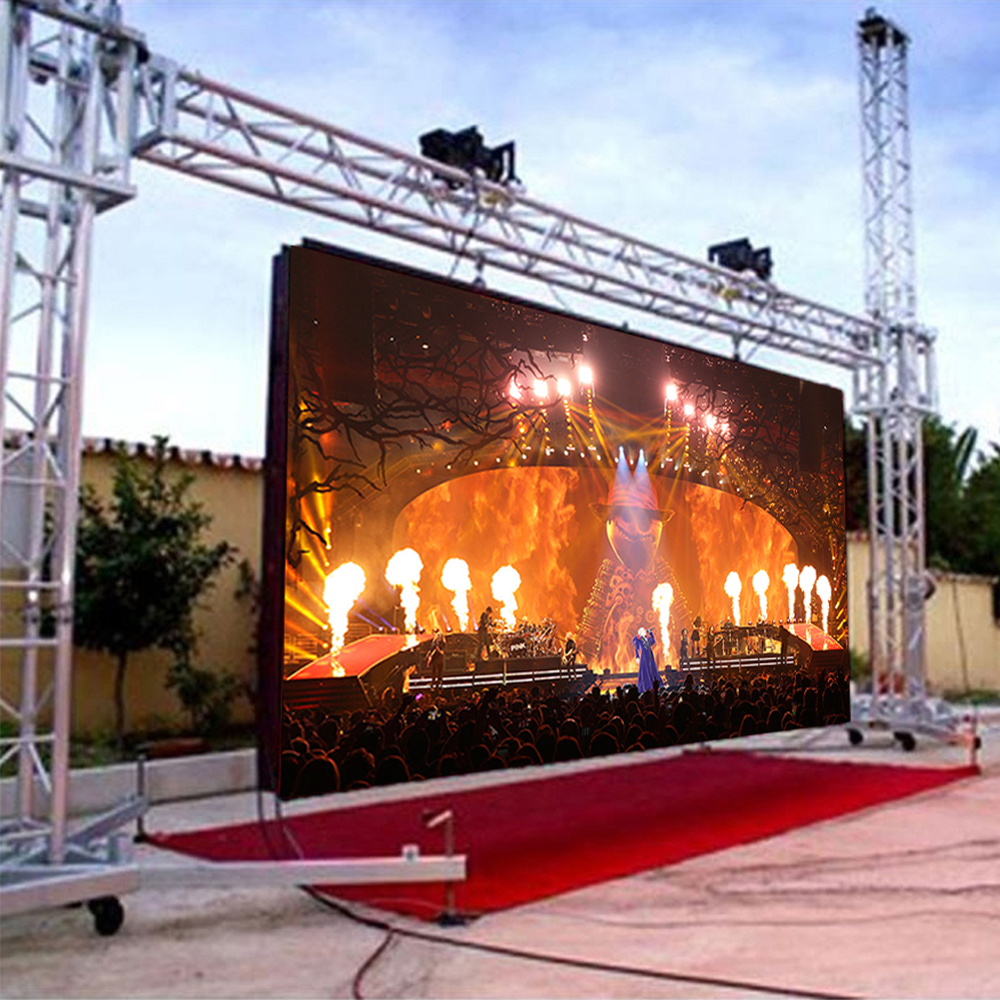 Hongwei 4k Rental Use LED Panel Displays For Stage Background P4.8 P3.9 P2.9mm