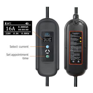 China 22KW AC 2.4 Screen Car EV Charger Electric Car Charging Port Home IEC62196 wholesale