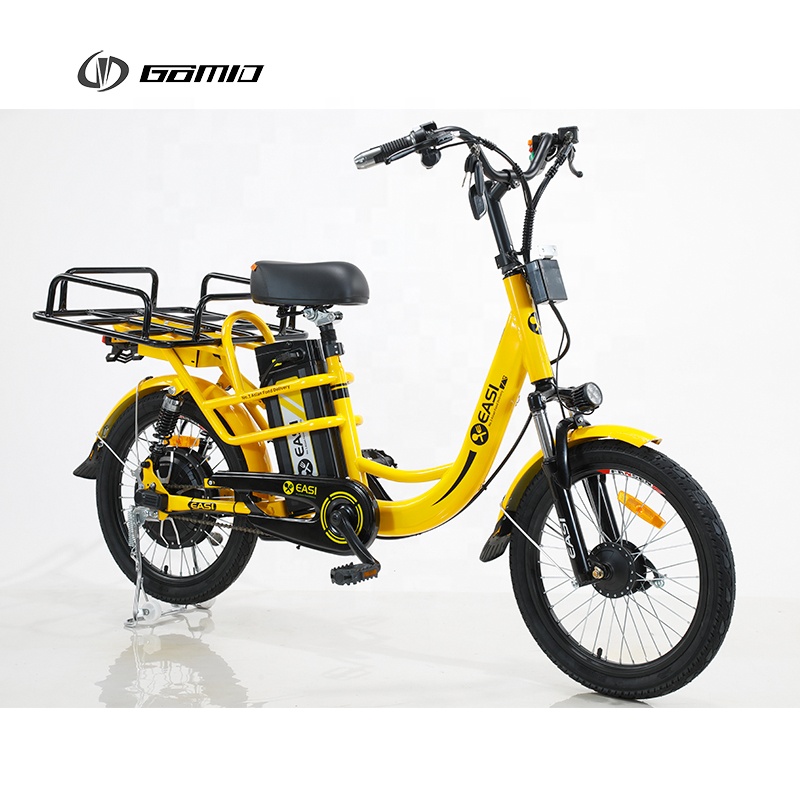 Takeout E Bike High Capacity 400W 20Ah Electric Bicycle With Aluminum Pedal