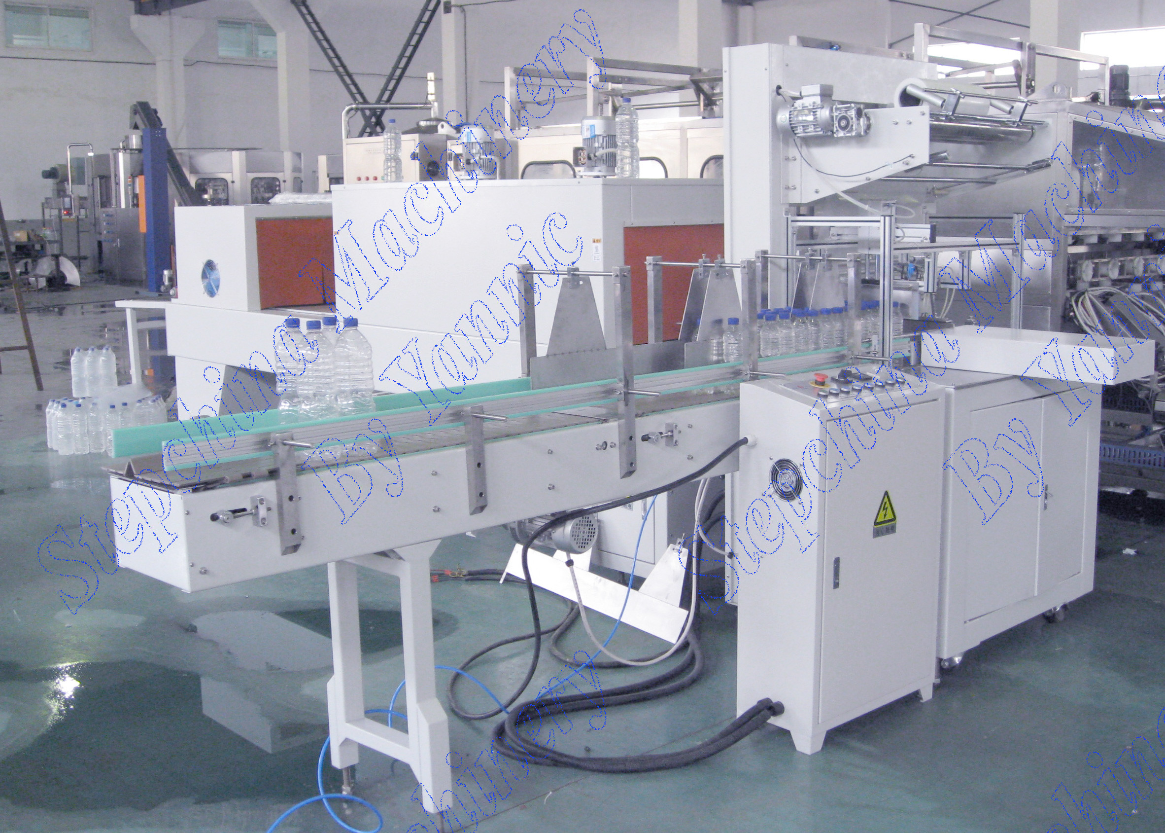 15P/Min 25KW PE Film Mineral Water Bottle Packing Machine Leakage Proof