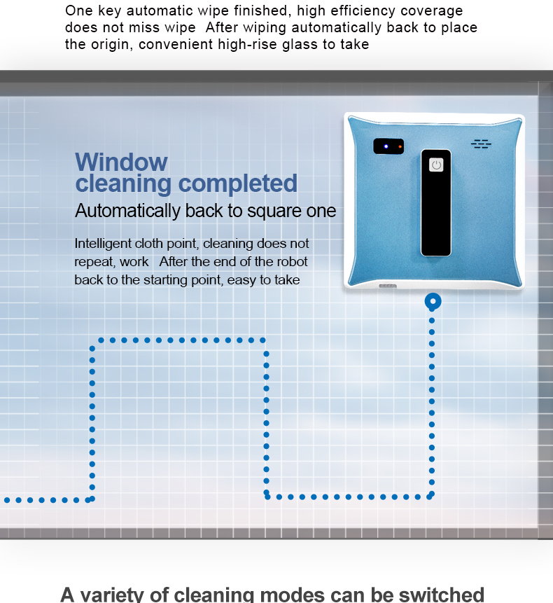 Custom Label Dual Ultrasonic Spray Glass Window Cleaner Robot for Smart Home Cleaning