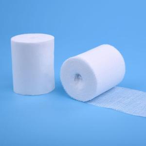 China Breathable 13th Mesh 5cm X 5m Medical Gauze Bandage Roll White Non Sterile wholesale