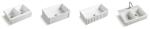 Modern Apartment Ceramic Wash Basin Noiseless Bathroom Vanity Single Sink