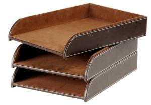 China Popular Crafts Leather Document Tray wholesale