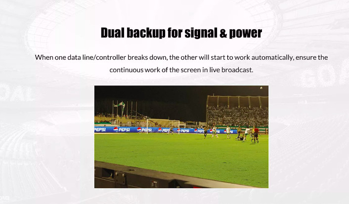 P10 P13.33 P16 Football Stadium Led Screen Display Sport Perimeter