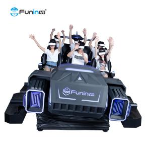 China Amusement Park Rides 9D VR 6 Seats Cinema Simulator Price metal steel wholesale