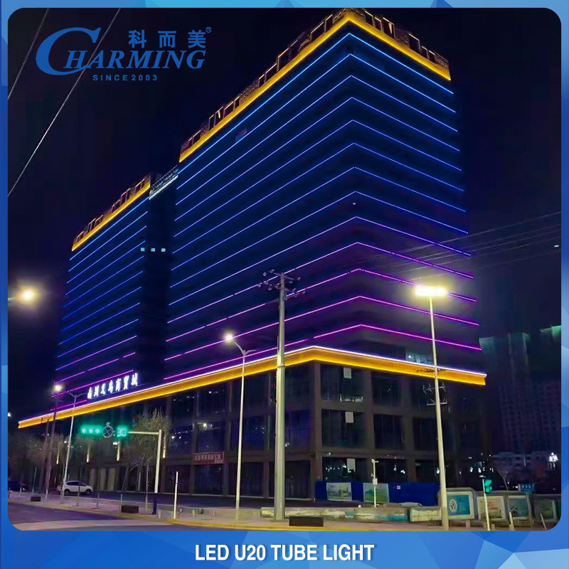 Mini 3D Effct RGB LED Light Tube U20 For Outdoor Decoration / Bridges