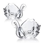 Clear candle holder