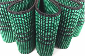 China hot sell sofa accessories green color elastic webbing belt width 3 inch wholesale