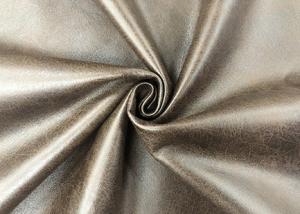 China 400GSM Sofa Cushion Material / Sepia Brown Polyester Fabric 150cm Width wholesale