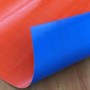 China Customized Blue / Orange PE Tarpaulin, Plastic Sheet Polyethylene Cover wholesale