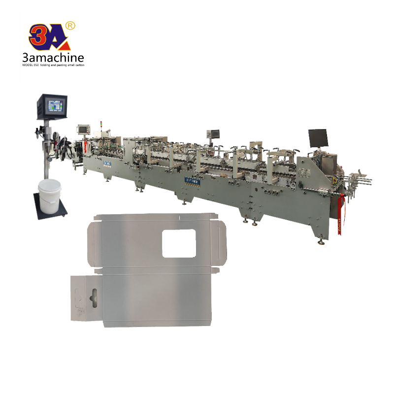 Folder Gluer Machine for Hard Cover Book Making Incorporating Water Soluble Cold Glue