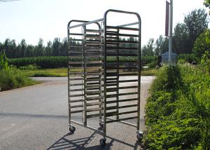 China Fast Food 0.7mm Ss304 Bakery Trolley With Trays wholesale