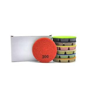 China 100 Grit 7 Step Dry Diamond Polishing Pads 4&quot; 100mm wholesale