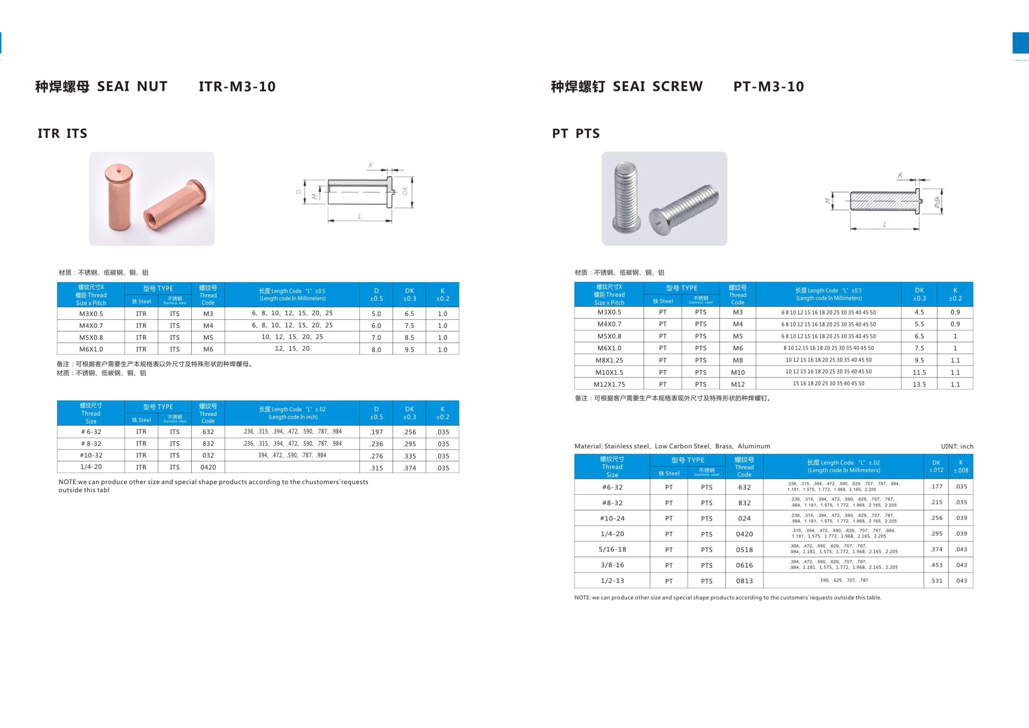 B BS BS4-M3m4m5 Waterproof Self-Clinching Blind Fasteners B Nuts Stainless Steel Fasteners Closed Sealing Nut