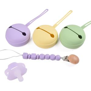 China Yellow Silicone Dummy Holder Silicone Dummy Clips Personalised wholesale