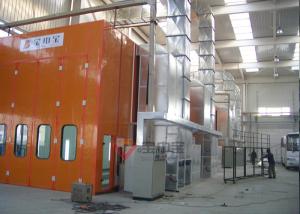 China Side Air Draught Ventilated Spray Booth With Drive Through Doors wholesale