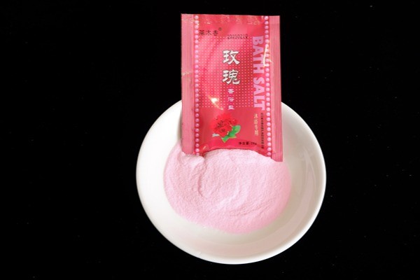 Pink Natural Plant Foot Bath Salt 28g×40pack Whitening Skin SPA Bath Salt