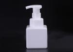 250ml Foam Pump Bottle Square 48mm Dia Luxury For Facial Cleanser Packaging