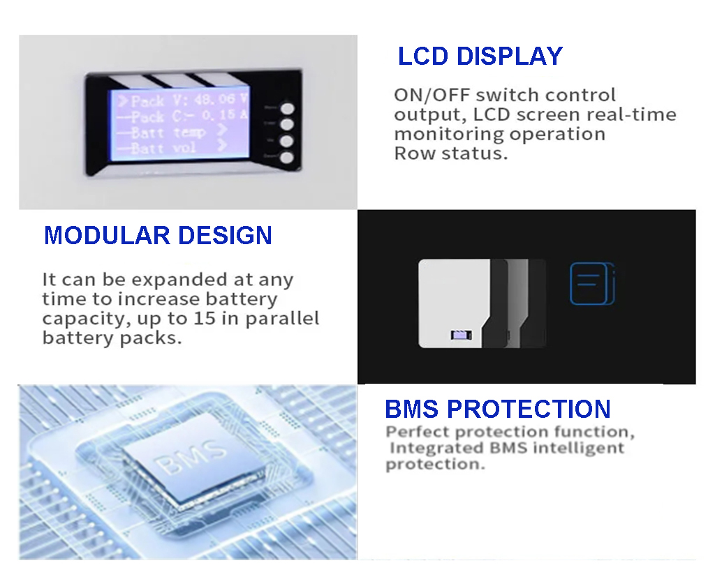 OEM/ODM IP65 100ah 200ah Household Energy Storage Battery 5kw 15kwh 20kwh