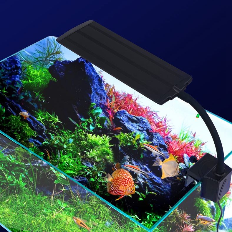 IP55 LED Aquarium Lights Water Grass Plants Grow Fish Tank Clip On Waterproof Lamp
