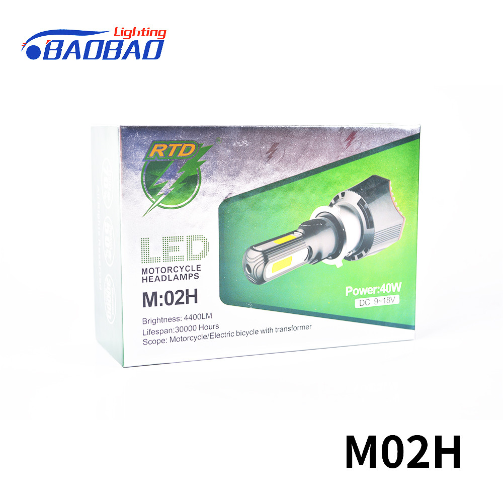 M02H 4600Lumen 4COB motorcycle led headlight RTD Brand
