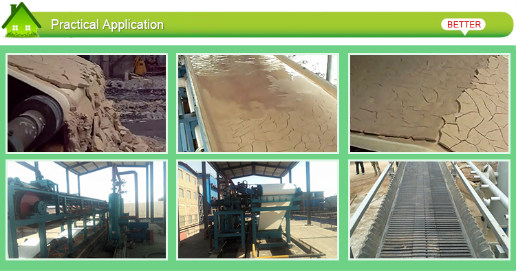 Home Carbon Steel or SS Gypsum Dewatering Machine with Popular Vacuum Belt Filter