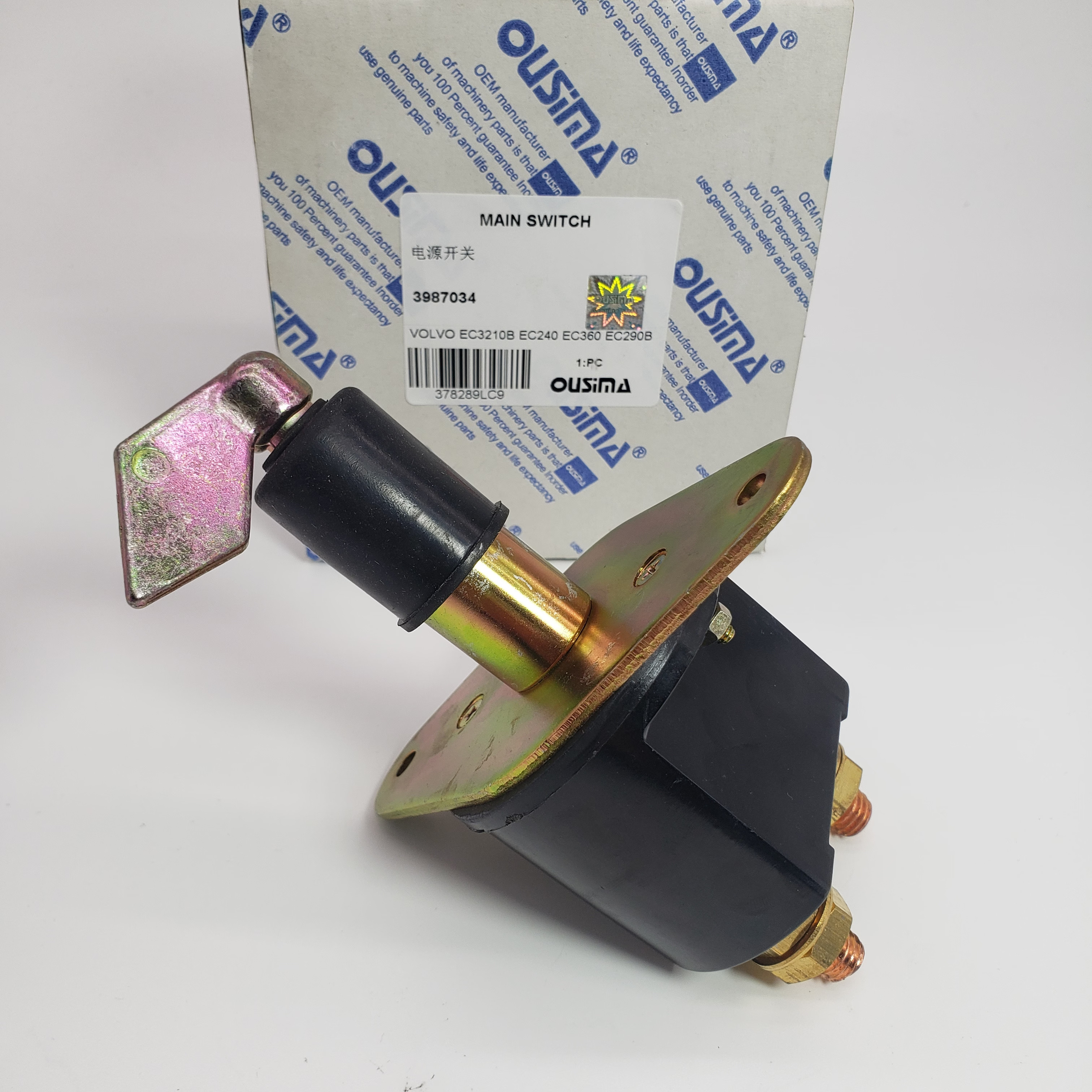 Main Switch 3987034 For Volvo EC210B EC240 EC360 EC290B