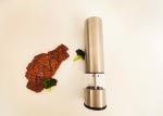 Silver Stainless Steel Salt And Pepper Grinders Easy To Clean Removable Parts