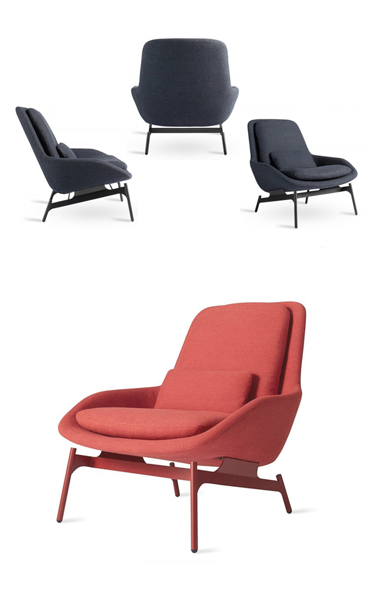 Modern Simple Single Sofa Chair The Perfect Recliner for Your Cafe's Relaxation Area
