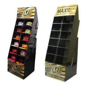 China 4C / CMYK Cardboard Hat Display , Cardboard Baseball Cap Display Stand wholesale