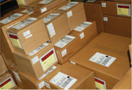 Writable Bond Paper Shipping Tamper Seal Stickers