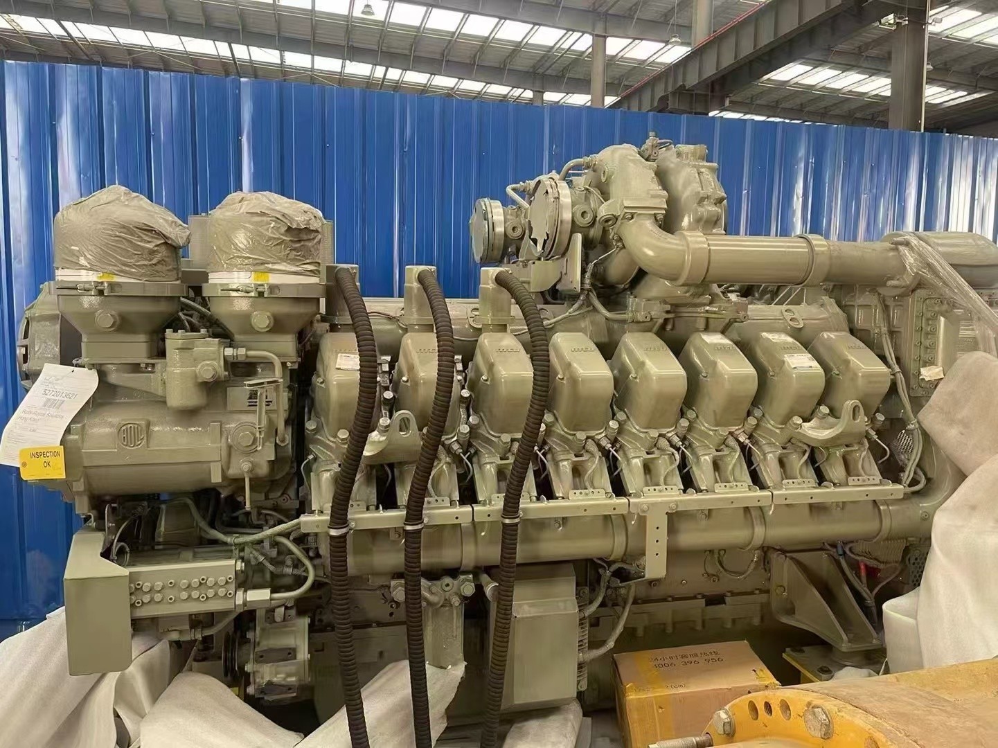 High Performance Used MTU Engine 16V4000023R Used Excavator Engine
