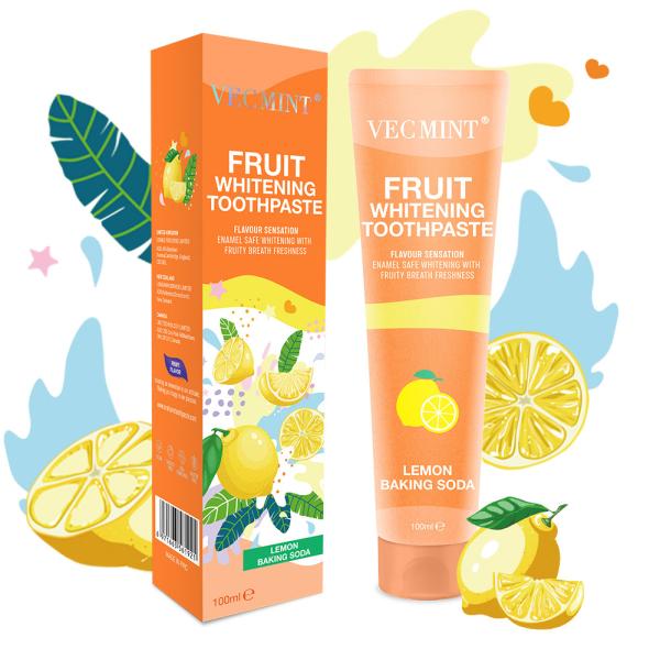 New Arrival Fruit Whitening Colorful Toothpaste 100ml