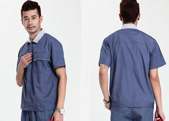 Summer Custom Industrial Work Uniforms , Professional Work Uniforms For Adults