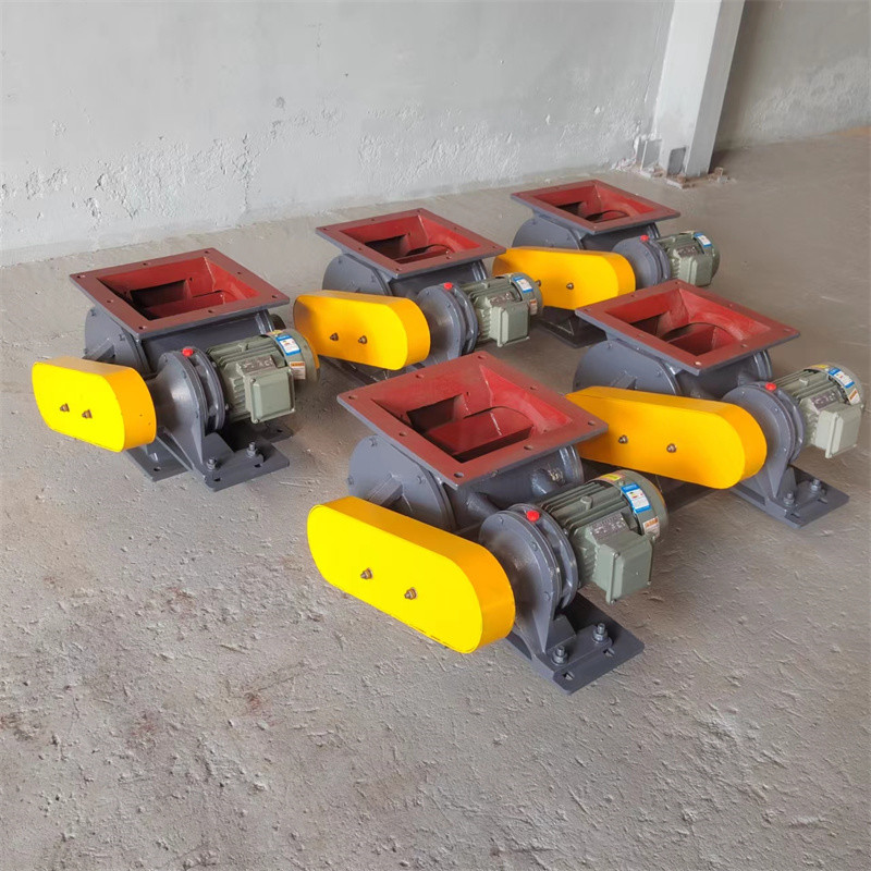Star Shaped Unloader Machine Rotating Discharge Valve Electric Ash Discharge Valve