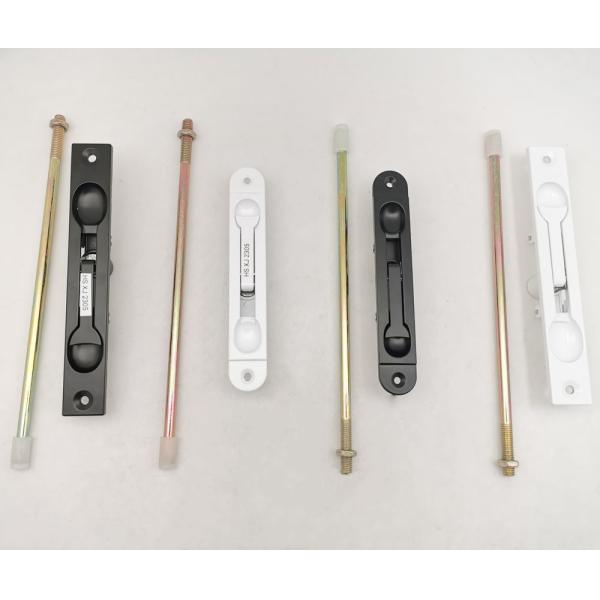 Sliding Aluminum Door Bolt Lock Vertical Black And White L145mm W230mm