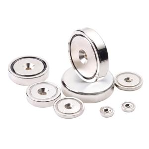 China Nickel Coating Pot Neodymium Magnet Permanent Rare Earth Axial wholesale