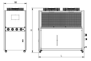 China CE Standard Air Cooled Water Chiller Rapid Heat Transmission TCA Series wholesale