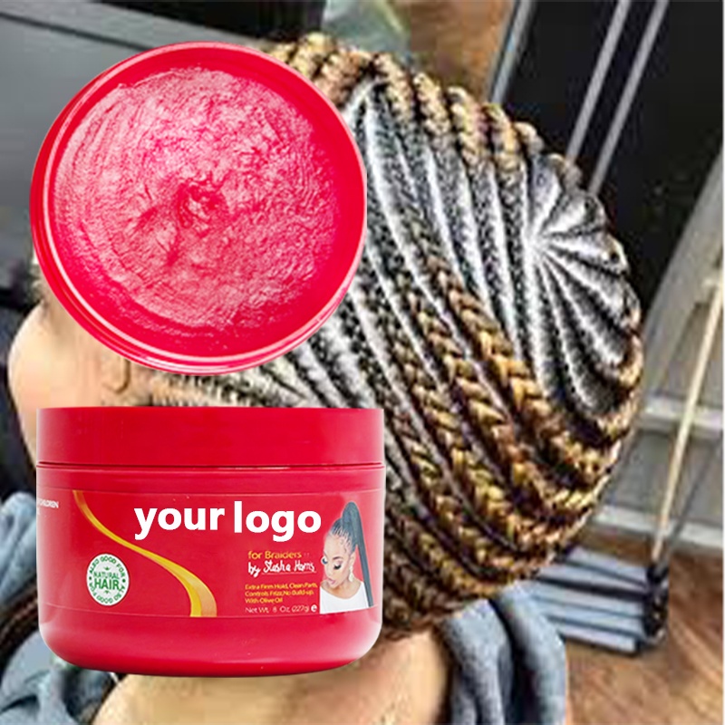Customize Multi-Color Conditioning Gel for 4C Hair Private Label Salon Size Red Gel