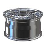 Polished Barrel 2 Piece Forged Wheels Brushed Disc 21 22 23 Inches Aluminum