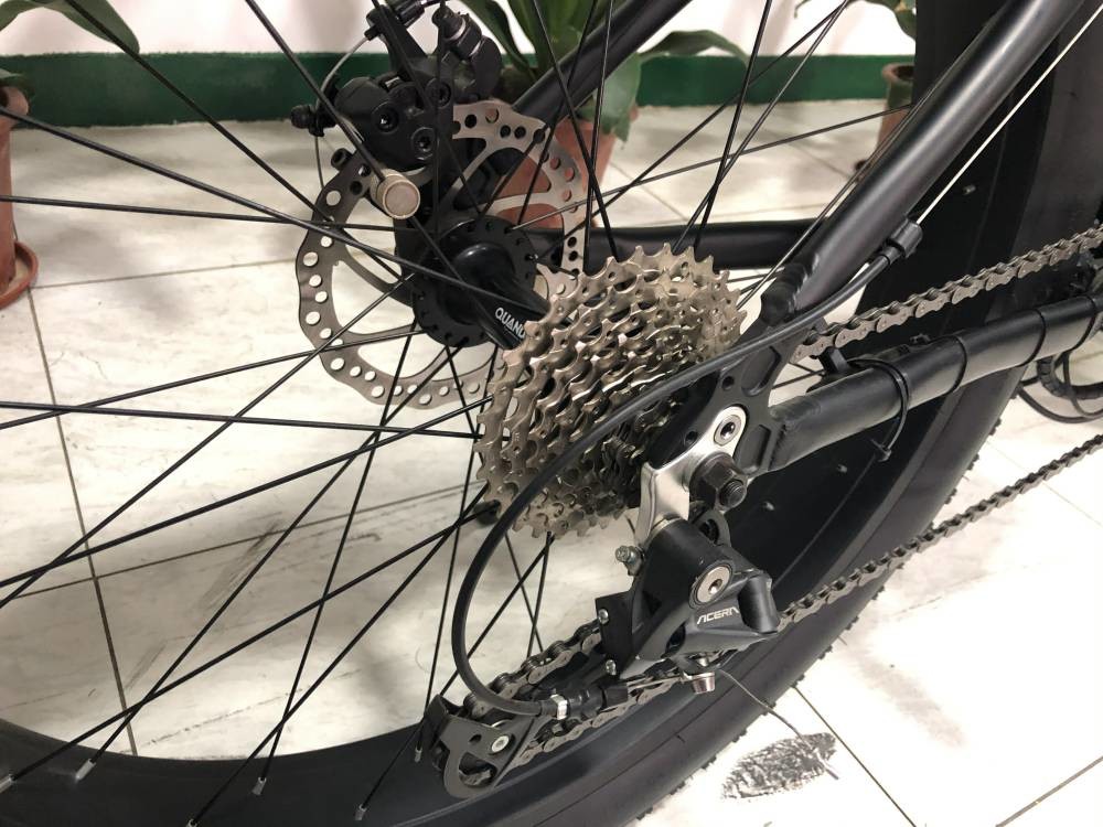Lightest Mid Drive Ebike Commuter 26 Inch Fat Tire Central Motor 48v 250w 13Ah