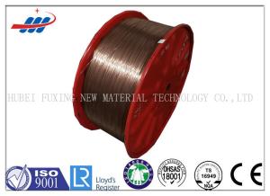 China High Tensile Strength Copper Clad Steel Wire For Tyre , Copper Coated Wire wholesale