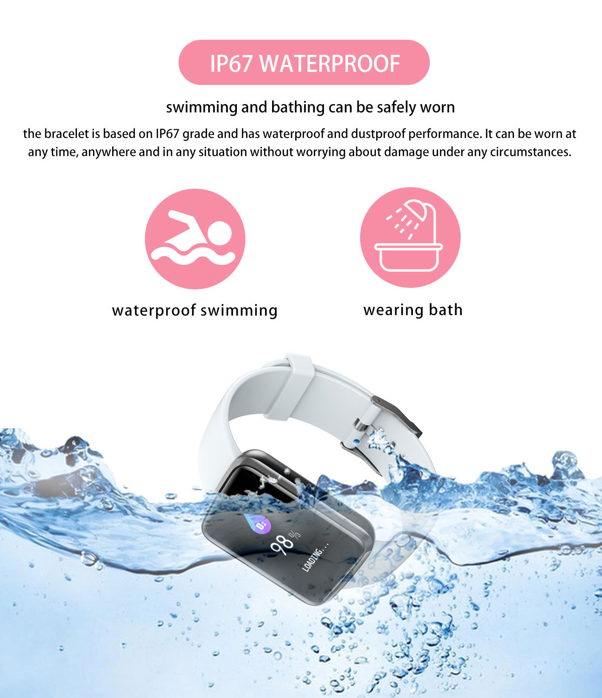 Smart Watch Android Heart Rate Blood Pressure Oxygen Immune Booster Quality Medical A Smartwatch