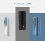 ABS Stainless Steel 210 Degree Ionic Rechargeable Hair Straightener Brush