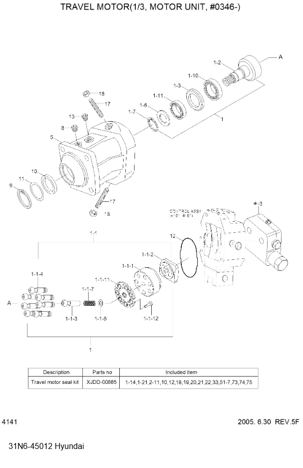31N6-45012 31N6-45011 FOR Hyundai R200W7 R200W7A R210W9S Excavator Parts Hydraulic Travel Motor Final Drive Aftermarket High Quality Original