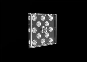 China 90 Degree LED Street Light Lens With Silicone Gasket wholesale