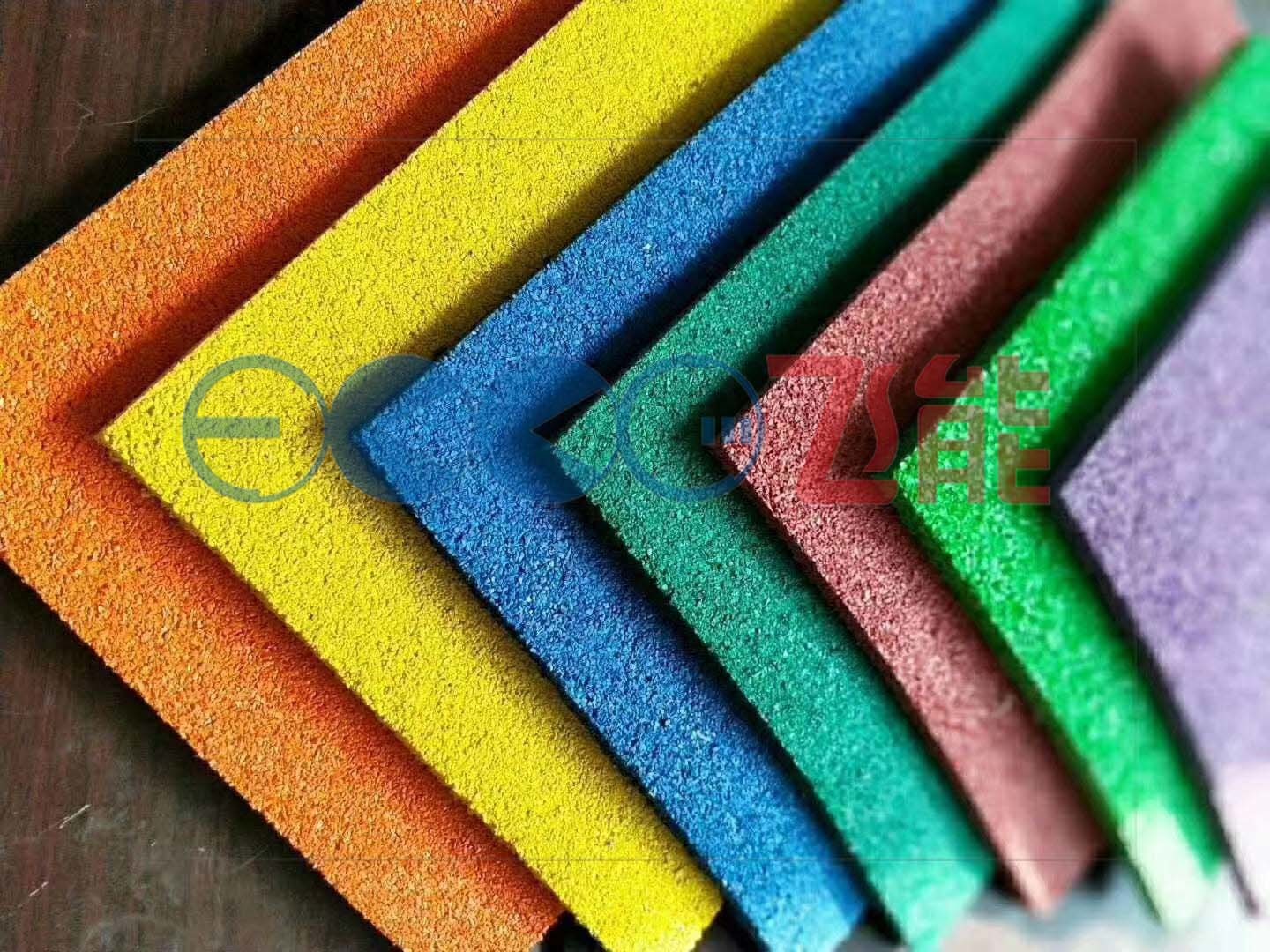 1mm 3.5mm EPDM Rubber Granules Flooring European Standard