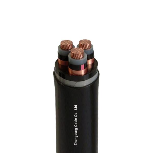 N2XBY N2XSBY PVC Power Cable PVC Sheath Metal Tape Armouring 20kV PVC Insulated